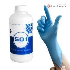 오공 벽지 보수용 강력 접착제 + 면장갑 실크벽지 부분 보수 찢어진벽지 도배용품, 2세트