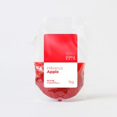 퍼플레인 히비스커스애플 베이스 1kg 홈카페 사과베이스 히비스커스티 에이드베이스, 1개, 1개입