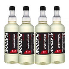 [불스원] 5in1 불스원샷 THE NEW 플래티넘 연료첨가제 500mlX4개입 휘발유, 휘발유(총4병)★BEST 사계절팩 57%할인★