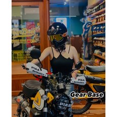 【吉兒基地 Gear Base】 RAW 小帽體 山車帽 亮光黑 小頭專屬 復古 全罩 安全帽, 1個