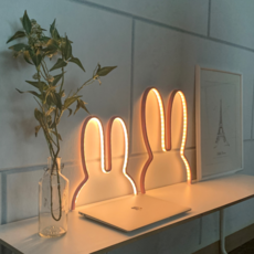 Economicus LED兔子造型夜燈, 粉色