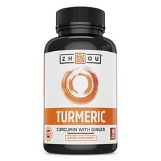 Zoonutrition 薑黃薑黃素姜 包括素食膠囊, 1個, 90 件