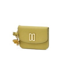 [국내백화점 매장정품] 닥스 DAKS WOMENS ACCESSORIES 아젤라 라임 가죽 DD 장식 카드홀더_DCHO5F127L1 DCHO5F127L1 116342