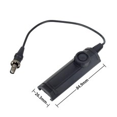 Surefire 전술 에어소프트 강력한 손전등 M600 M600U M600B 5 가지 스타일 스위치 20mm 레일 라이플, 09 Dual Switch