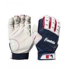 야구배팅장갑 야구장갑 배팅장갑 SKINZ 화이트/네이비 21167 2ND, F5(XL)
