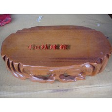 小o結緣館 仿古傢俱 平面擺飾花台底座 23x14.5x4.5 公分