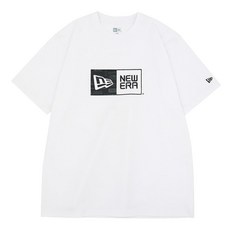 [뉴에라] 반소매 T셔츠 아카이브 로고 화이트 XXL SS CT TEE ARCHIVE PT BOX LOGO WHI