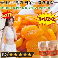 1+1/2+2 [100% 유기농 식품] 무첨가 씨 없는 말린 홍살구 무설탕 건살구 저당 저지방 서래푸드 건살구 1kg 지방감소 건살구, [1+1]=500g