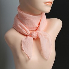 純色百搭大方巾素色文藝舞蹈絲巾韓版職業絲巾，70cm/90cm多尺寸可選，雪紡材質展現優雅氣質, 70*70cm雪芽, 1個