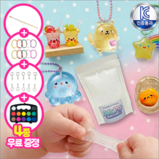 모아즈 물에 녹는 물라스틱 만들기 키트, 1세트, 100g 패키지