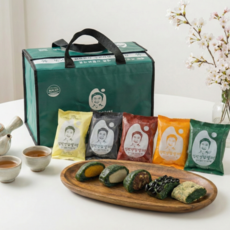 [김민경찹쌀떡] 냉동실에 쟁여두는 식사대용 달지 않고 맛있는 찹쌀영양떡 골고루 개별포장 명절선물세트 추석 한가위 설날 답례떡 이바지 선물세트, 20개, 80g