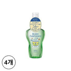 바디판타지 바디 스프레이 미스트 화이트티향, 4개, 50ml