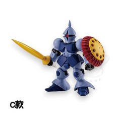 【M.M小舖現貨】BANDAI 轉蛋 扭蛋 鋼彈ENSEMBLE 26 鋼彈 模型 異靈 不朽正義 吉昂 全5款, 1個, C款/吉昂4AX12