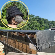 양봉모자 얼굴 모기장 낚시 농사 작업용 그물망