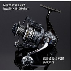 子甄彣璟 加強版黑鷹金屬漁輪 1000型-7000型 漁線輪 紡車輪 路亞輪 捲線器 12+1軸承, 黑鷹7000型