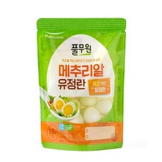 풀무원 깐 메추리알 유정란, 1개, 190g