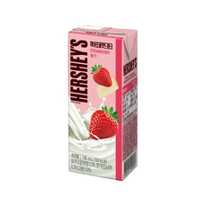 허쉬 초콜릿드링크 딸기, 190ml, 14개