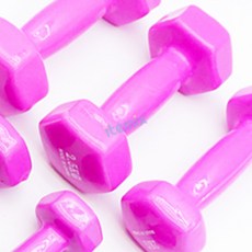 핑크 아령 2.5kg 홈트레이닝 팔근육운동, 아령2.5kg
