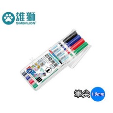 雄獅 細字奇異筆色組 4色 1.0mm, 1個