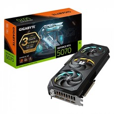 GIGABYTE 지포스 RTX 5070 GAMING OC D7 12GB 제이씨현, 블랙 1개