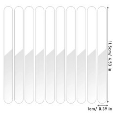 식품등급 아크릴 아이스크림 스틱 케이크 캔디 디저트 재사용 도구 스틱 DIY 아이스바 10개입, Clear, 1세트, 10PCS