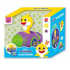 핑크퐁 아기상어 푸시앤고 로켓자동차, 혼합색상(푸시앤고), 1개