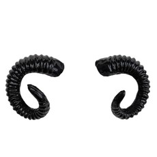 양뿔 헤드웨어 댄싱 파티 헤드피스 논 슬립 헤드드레스 사진 소품 화려한 드레스 할로윈 카니발 액세서리