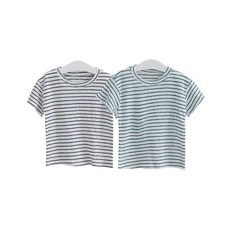 셀러허브잡화 BZFK954251GW잔스트라이프 슬라브 반팔티셔츠BSSD 29402573 1664256