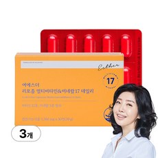 [본사직영] 여에스더 리포좀 멀티비타민 & 미네랄 17 데일리, 3박스, 30정