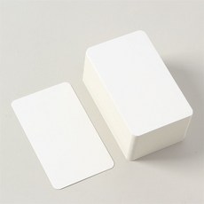 로컬코리아 아트페이퍼 양면 무지 종이카드 100매 5.5x9 포토카드용지