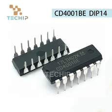쿠쿠스토어 (10개) CD4011BE DIP14 IC, 04 CD4001BE