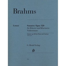 브람스 비올라와 피아노를 위한 소나타 Op 120 1 and 2 (HN 315), Brahms, Johannes 저, G. Henle Verlag