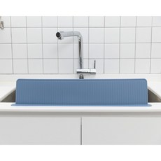 아티즌 쿡 국산 싱크대 물막이 스트레이트 12cm 와이드 설거지 물 튀김 방지 가드 워터가드, 1개, 블루