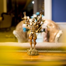 보디빌더 상패 트로피 각인 레터링 대회 우승 기념품 피지컬 시상식, F. 헤라클레스 브론즈, 1개