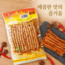 중천두조 향라웨이 향라맛 라툐 대두로 만든 단백질 라티아오 마라 쫀드기 중국 간식, 2개, 150g