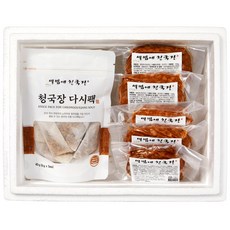 (10인분) 냄새없는 국내산 청국장 5+육수팩 5, 5개, 150g