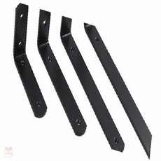 온지니아 벽고정선반 기역 선반, 4) 250X200/5T/흑색/대, 1개, 4) 250X200/5T/흑색/대