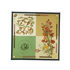 [매장정품] [루이까또즈] 실크 사각스카프 코지 그린(1WSM082GR)