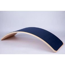 원목 북유럽 스타일 밸런스 보드 어린이 성인 실내 요가 필라테스 발달 운동, 짙은 파란색 (너도밤나무), 3박스