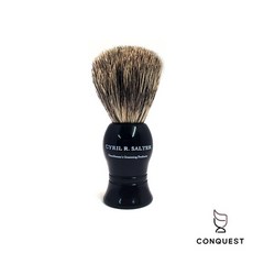 CONQUEST 英國 Cyril R Salter 手工獾毛刷 鬍刷 鬍泡刷 刮鬍刷, 1個, 1