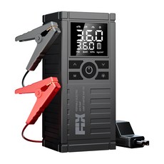 픽스 무선 전동 에어펌프 점프스타터 XAP-701 자동차배터리 방전 교체 자동차 타이어 공기압 주입기 무선 휴대용 에어펌프, 12000mAh, 1개