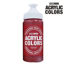 (초특가 할인) 한정수량 3000개 종이나라 비비드 아크릴물감 220ml / 미술용품 전색상 옵션 착한가격, 006. 퍼머난트 레드