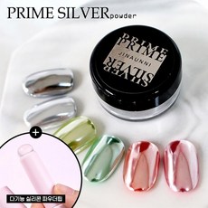 지나언니 프라임실버 네일파우더 + 다기능 네일파우더 브러쉬(로즈골드)