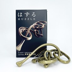 하나야마 캐스트 퍼즐 하즈루 상급 6단계 에니그마, 혼합색상, 1개, 3피스