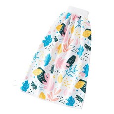 成人隔尿裙 可水洗重複使用 生理期防漏裙, 1個, 成人XL碼（適合90斤以上）,草莓雛菊（TPU防漏）