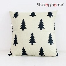 아트박스/샤이닝홈 러프 소파 쿠션커버 45x45 북유럽의겨울 A 2P