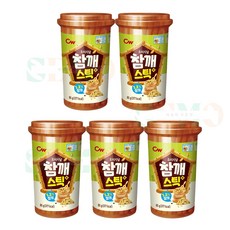 청우 오리지널 참깨스틱 막대과자, 5개, 85g