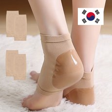 오르네르 실리콘 뒤꿈치 각질케어 국산 보습 패드 양말, 스킨, 2세트