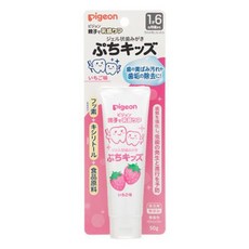 貝親 Pigeon ぷちキッズ 嬰兒防蛀牙膏 50g (草莓/葡萄) 兒童護齒 溫和配方, 1個