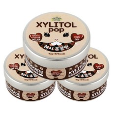 수제 장인 자일리톨 팝 캔디 사탕, 70g, 3개